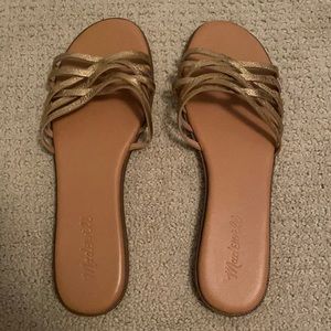 Gold Madewell Sandals